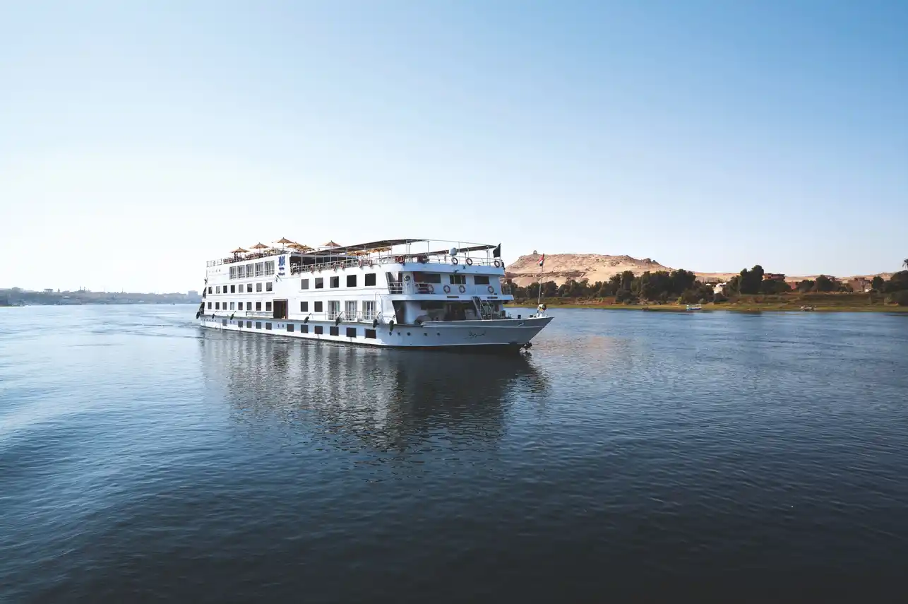 Exterior view of the JAZ Imperial Nile Cruise Nile cruise ship
